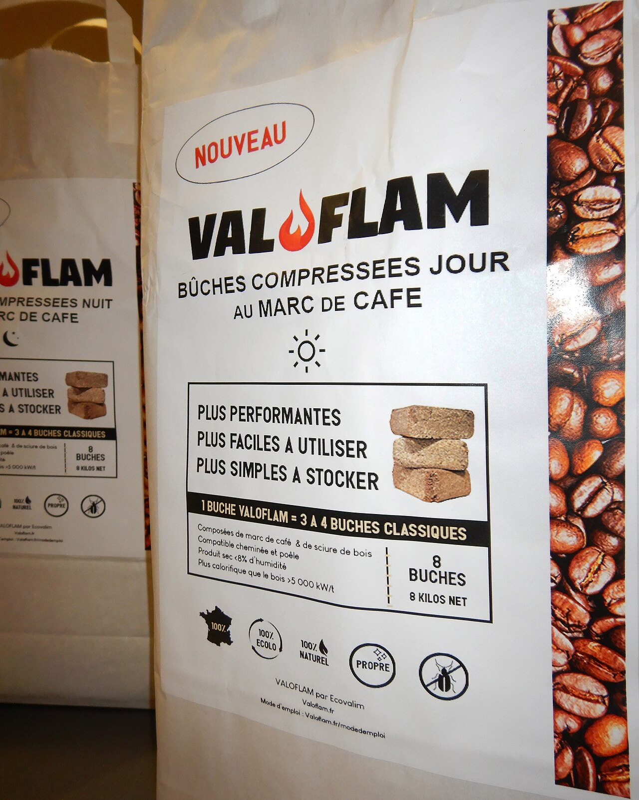 Pallets of young coffee seedlings loaded for distribution to smallholder farmers in Puerto Rico