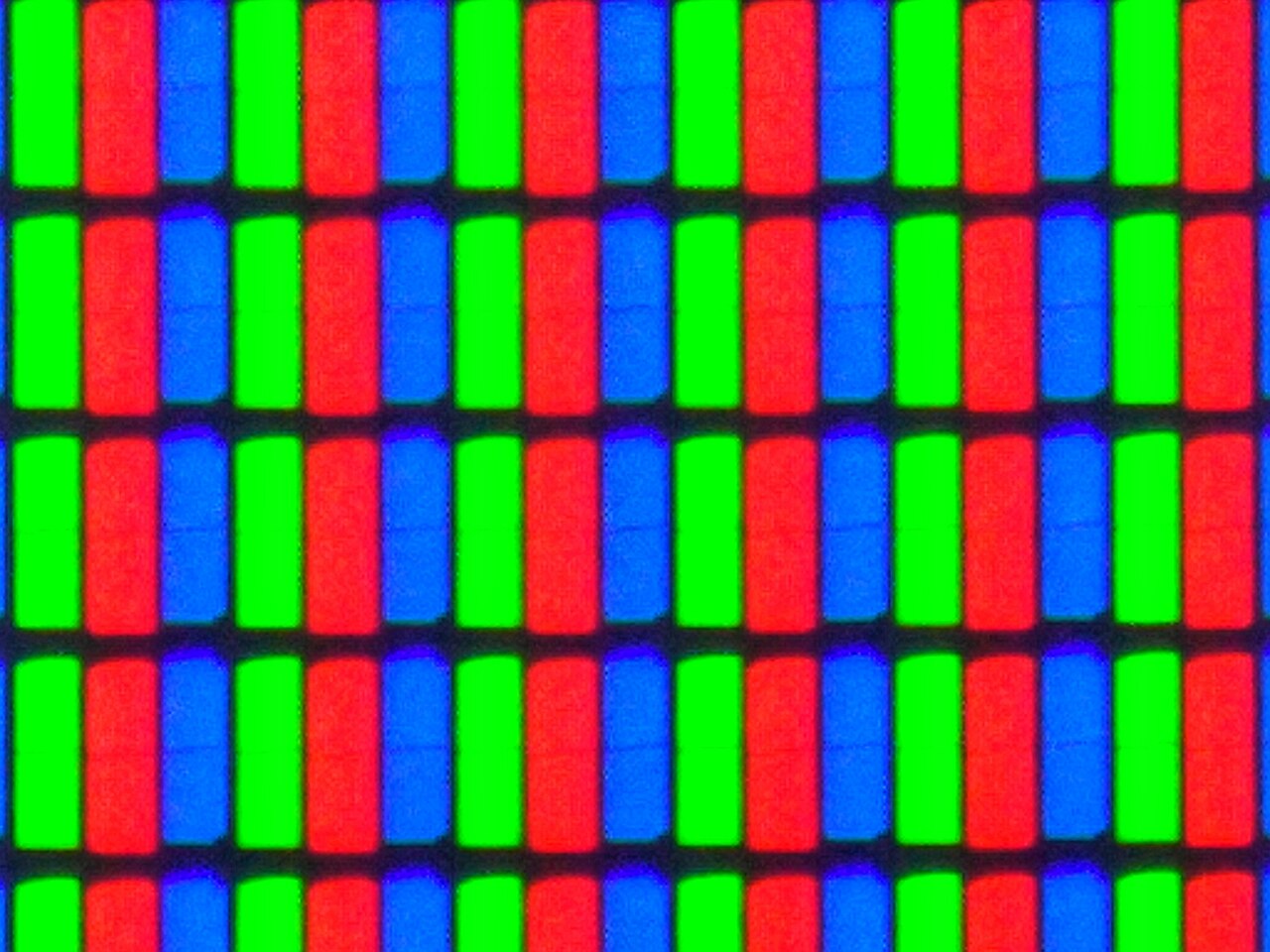 Close-up microscopic view of Hemileia vastatrix spores showing their distinctive kidney shape (Wikimedia: Very close up view of a full HD LED TV screen.jpg, CC BY-SA 4.0)