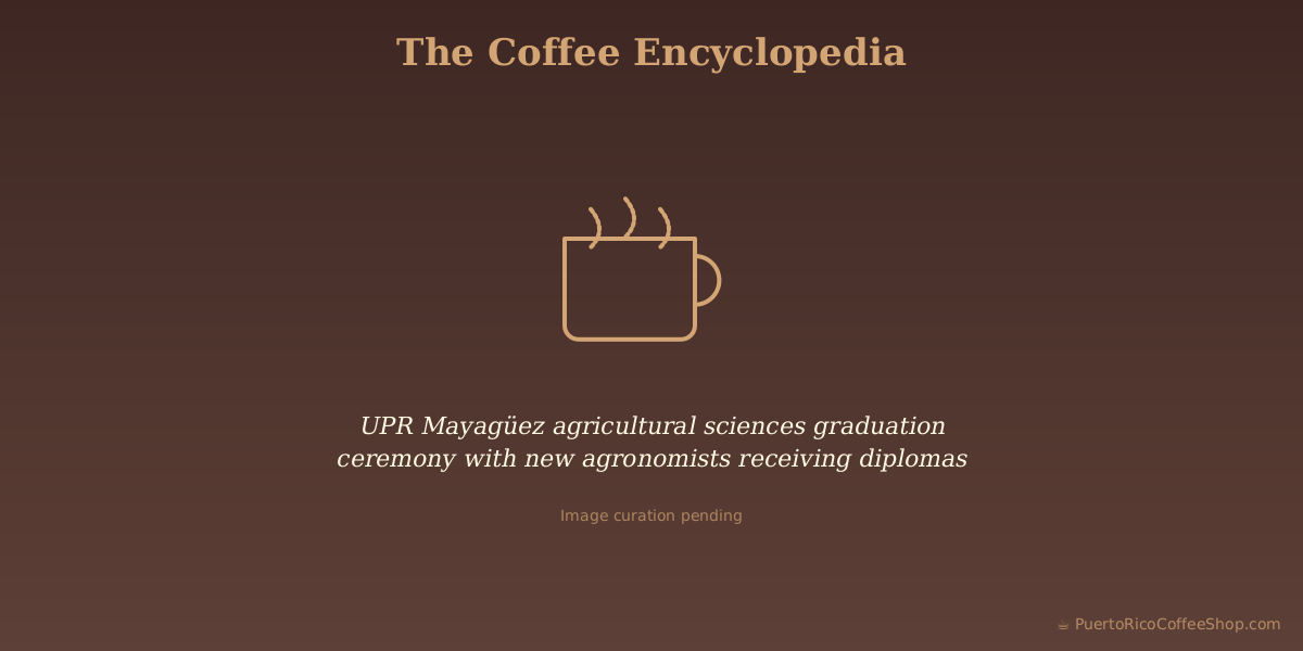UPR Mayagüez agricultural sciences graduation ceremony with new agronomists receiving diplomas