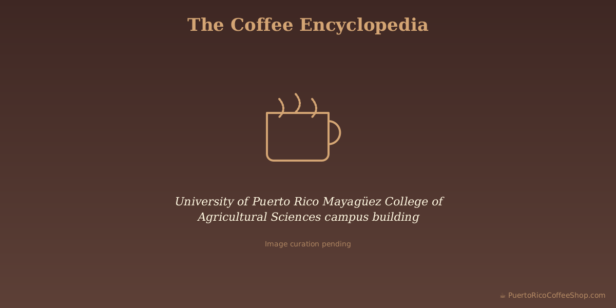 University of Puerto Rico Mayagüez College of Agricultural Sciences campus building