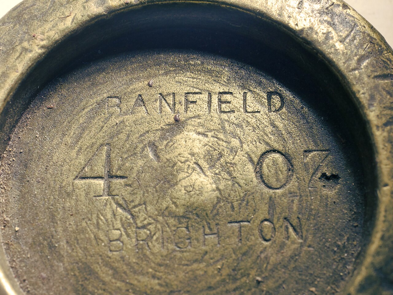 calibration weight on coffee scale showing precise measurement