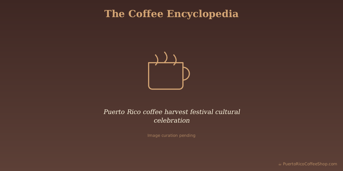 Puerto Rico coffee harvest festival cultural celebration
