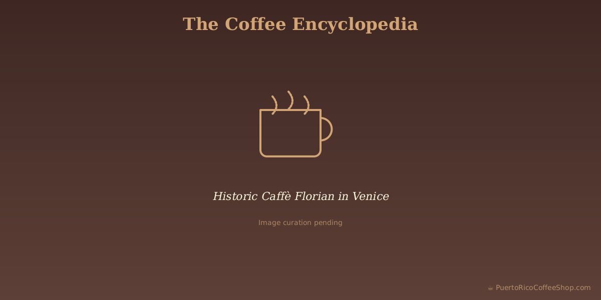 Historic Caffè Florian in Venice