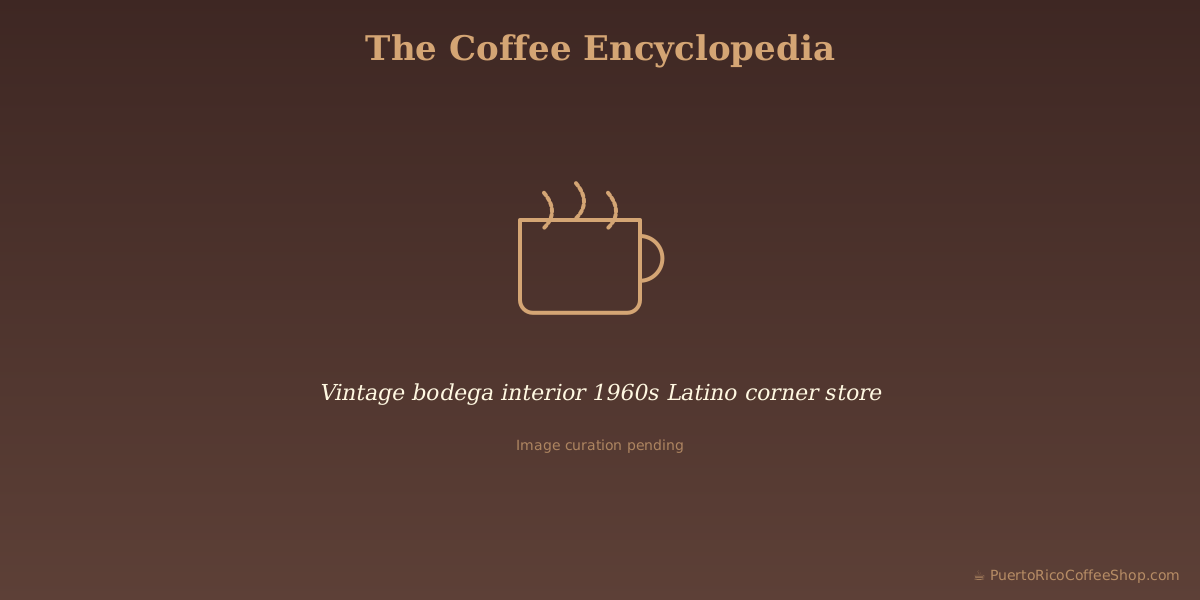 Vintage bodega interior 1960s Latino corner store