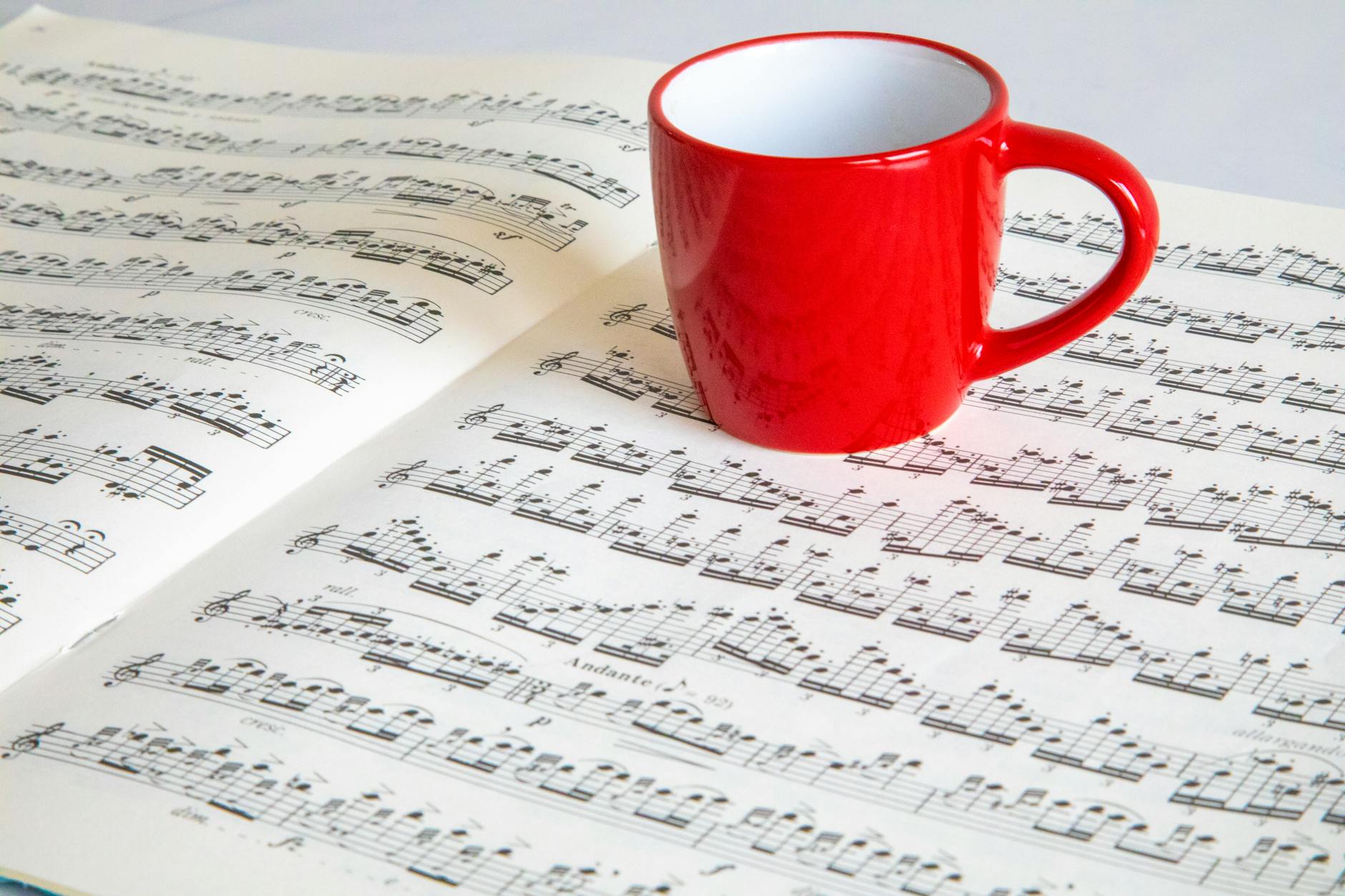 music coffee and the sound of el barrio cup ceramic table morning