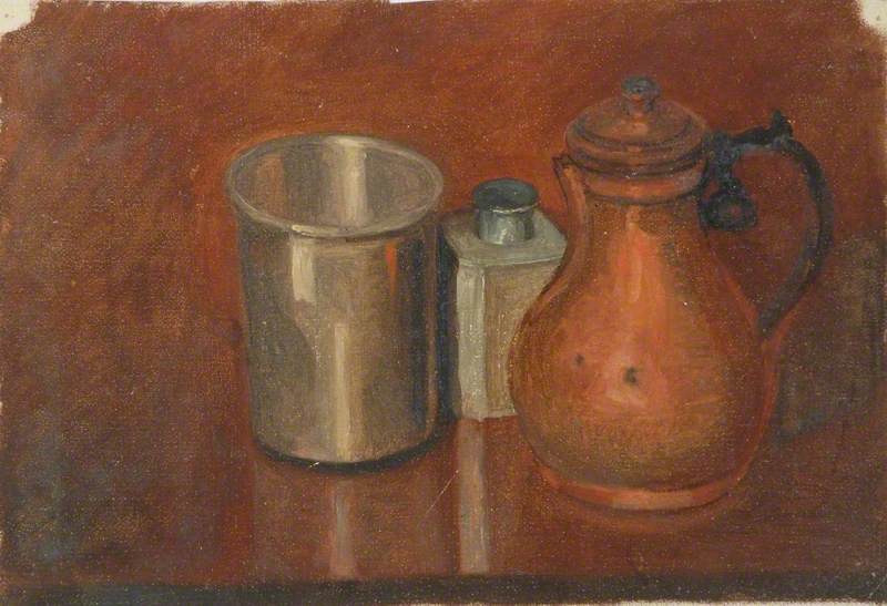 historic copper coffee pot turkish