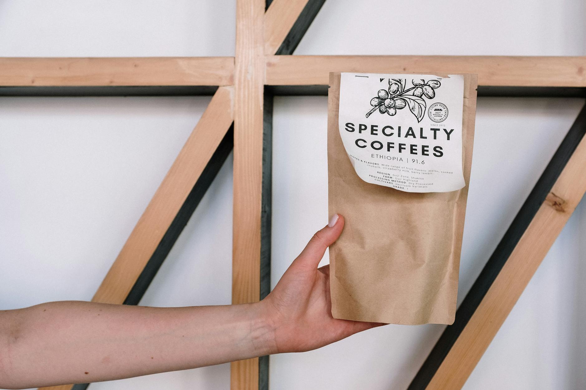 Coffee bag specialty single estate label transparency origin Puerto Rico