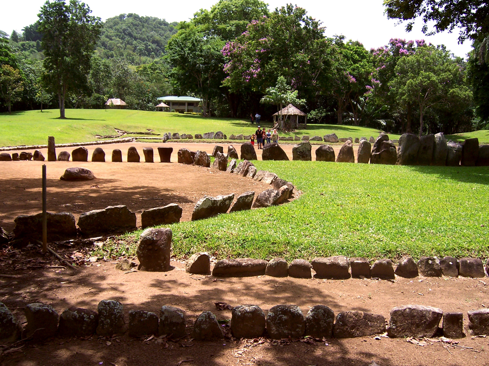 Puerto Rico Caguana Indigenous ceremonial site petroglyph stone