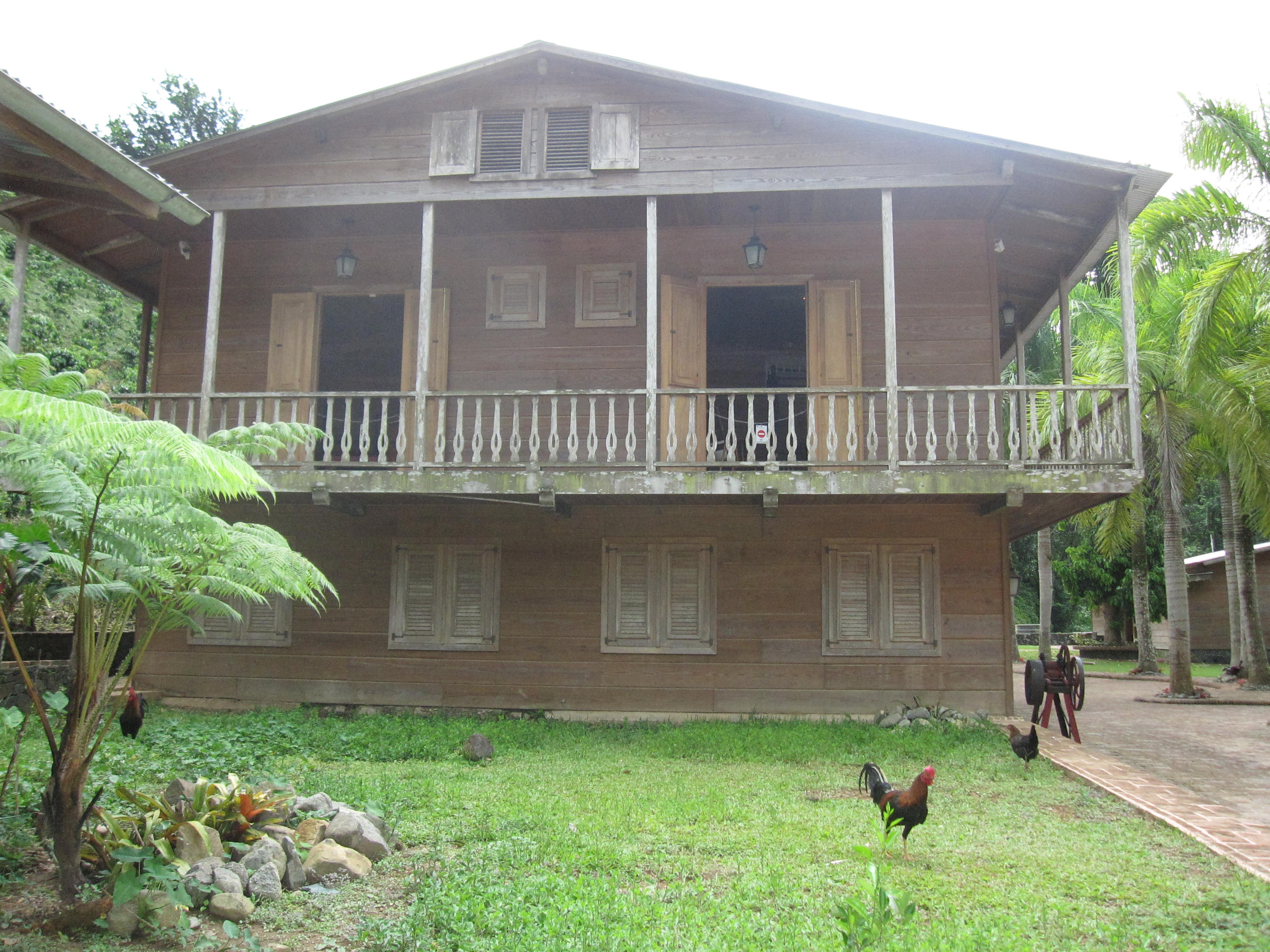 Hacienda Lealtad, a restored historic coffee hacienda in Barrio Buenos Aires, Lares, Puerto Rico, 2019