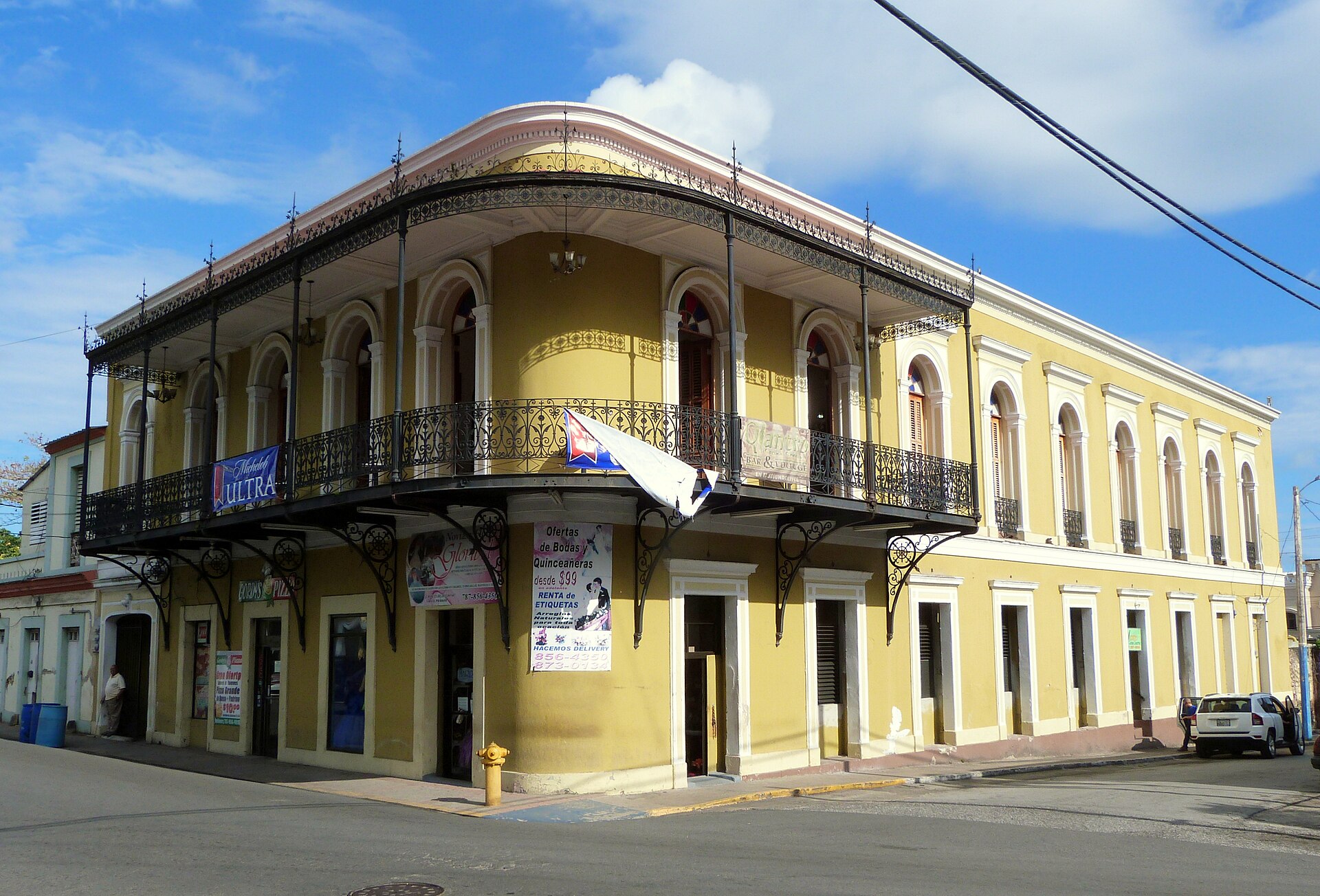 Casona Césari, built 1892-93, Calle 25 de Julio at Calle Pacheco, Yauco, Puerto Rico